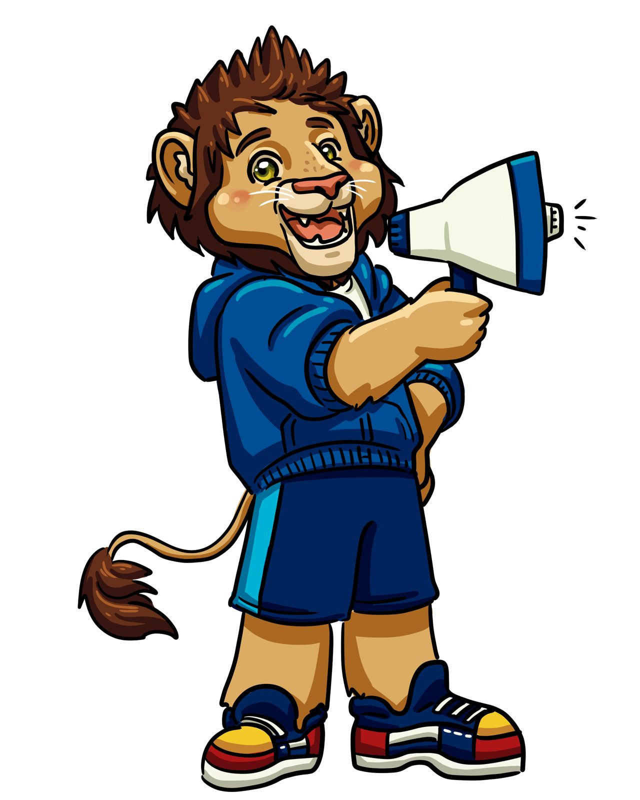 Angelo promoviendo valores